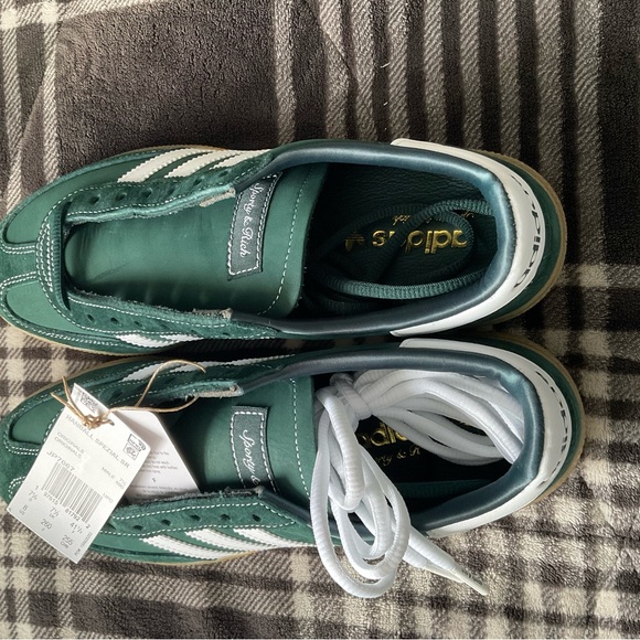 Sporty & Rich Green and White Sneakers